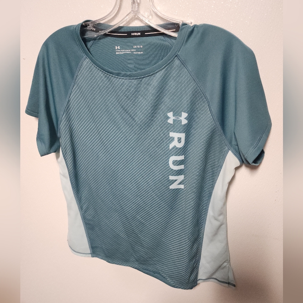 Under Armour Green Fitted Short Sleeve Tee